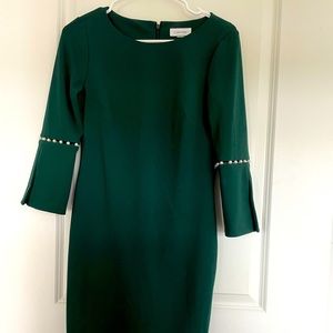 Calvin Klein green dress